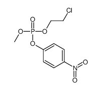 2-chloroethyl methyl (4-nitrophenyl) phosphate结构式