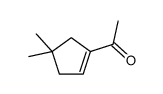 Ethanone, 1-(4,4-dimethyl-1-cyclopenten-1-yl)- (9CI) Structure
