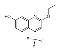 2-Ethoxy-7-hydroxy-4-(trifluoromethyl)quinoline Structure