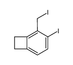 3-iodo-2-(iodomethyl)bicyclo[4.2.0]octa-1,3,5-triene Structure