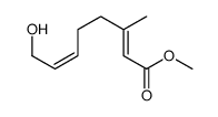 methyl 8-hydroxy-3-methylocta-2,6-dienoate结构式
