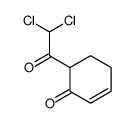 2-Cyclohexen-1-one, 6-(dichloroacetyl)- (9CI)结构式