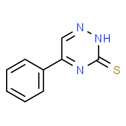 5-phenyl-2H-1,2,4-triazine-3-thione结构式