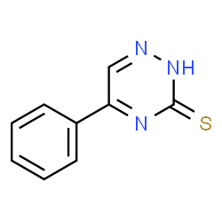 5-phenyl-2H-1,2,4-triazine-3-thione Structure