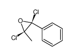 cis-2,3-Dichlor-2-methyl-3-phenyloxiran结构式