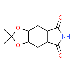 4H-1,3-Dioxolo[4,5-f]isoindole-5,7(3aH,6H)-dione,tetrahydro-2,2-dimethyl-(9CI)结构式