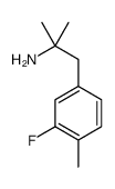 Benzeneethanamine, 3-fluoro-.alpha.,.alpha.,4-triMethyl- structure