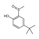 4-tert-butyl-2-methylsulfinylphenol结构式