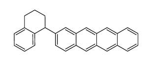 2-(1,2,3,4-tetrahydronaphthalen-1-yl)tetracene Structure