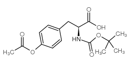 Boc-Tyr(Ac)-OH Structure