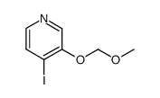 4-碘-3-(甲氧基甲氧基)吡啶结构式