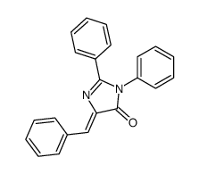 (4Z)-4-benzylidene-1,2-diphenyl-1,4-dihydro-5H-imidazolin-5-one Structure