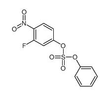 (3-fluoro-4-nitrophenyl) phenyl sulfate结构式