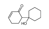 6-(1-hydroxycyclohexyl)cyclohex-2-en-1-one Structure