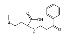 (2S)-4-methylsulfanyl-2-[(3-oxo-3-phenylpropyl)amino]butanoic acid Structure