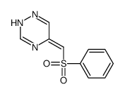 5-(benzenesulfonylmethylidene)-2H-1,2,4-triazine结构式