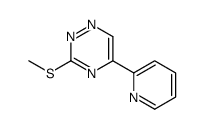 3-methylsulfanyl-5-pyridin-2-yl-1,2,4-triazine Structure