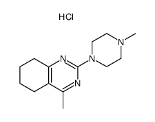 4-Methyl-2-(4-methyl-piperazin-1-yl)-5,6,7,8-tetrahydro-quinazoline; hydrochloride结构式