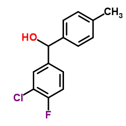 3-CHLORO-4-FLUORO-4'-METHYLBENZHYDROL图片