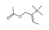 (Z)-2-(trimethylsilyl)but-2-en-1-yl acetate Structure