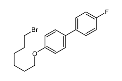 1-(6-bromohexoxy)-4-(4-fluorophenyl)benzene结构式