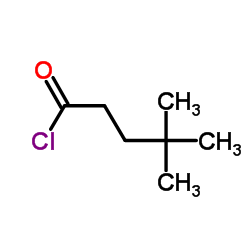 4,4-Dimethylpentanoyl chloride Structure