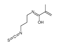 N-(3-isothiocyanatopropyl)-2-methylprop-2-enamide Structure