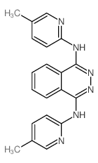 N,N-bis(5-methylpyridin-2-yl)phthalazine-1,4-diimine structure