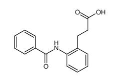 3-(2-benzoylamino-phenyl)-propionic acid结构式