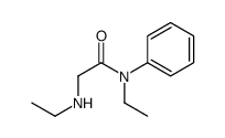 N-ethyl-2-(ethylamino)-N-phenylacetamide结构式