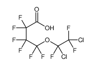 6,7-DICHLORONONAFLUORO-5-OXAHEPTANOIC ACID Structure