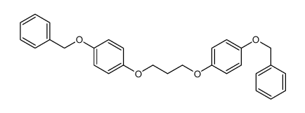 1-phenylmethoxy-4-[3-(4-phenylmethoxyphenoxy)propoxy]benzene Structure