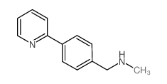 N-METHYL-N-(4-PYRIDIN-2-YLBENZYL)AMINE structure