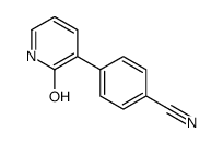 4-(2-oxo-1H-pyridin-3-yl)benzonitrile结构式