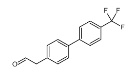[1,1'-Biphenyl]-4-acetaldehyde, 4'-(trifluoromethyl)结构式