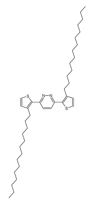 3,6-bis(3-tetradecylthiophen-2-yl)pyridazine Structure