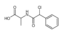 Phenaceturic acid,-delta--chloro--alpha--methyl- (5CI) structure