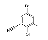5-Bromo-3-fluoro-2-hydroxybenzonitrile Structure
