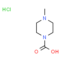 4-甲基-1-哌嗪羧酸盐酸盐结构式