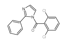 1-(2,6-dichlorobenzoyl)-2-phenyl-1H-imidazole structure