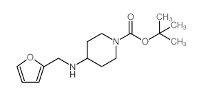 N-BOC-4-[(2-FURYLMETHYL)AMINO]PIPERIDINE Structure