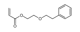 2-(2-phenylethoxy)ethyl prop-2-enoate Structure