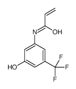 N-[3-hydroxy-5-(trifluoromethyl)phenyl]prop-2-enamide结构式