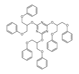 2,4,6-tris(1,3-diphenoxypropan-2-yloxy)-1,3,5-triazine结构式