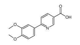 6-(3,4-DIMETHOXYPHENYL)NICOTINIC ACID Structure