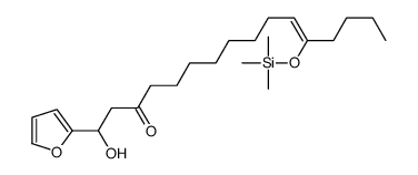 1-(furan-2-yl)-1-hydroxy-12-trimethylsilyloxyhexadec-11-en-3-one结构式