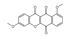 3,10-dimethoxybenzo[b]xanthene-6,11,12-trione结构式