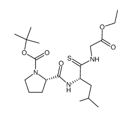 Boc-Pro-Leut-Gly-OEt结构式