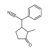 (2-Methyl-3-oxo-cyclopentyl)-phenyl-acetonitrile Structure