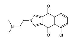 5-chloro-2-[2-(dimethylamino)ethyl]benzo[f]isoindole-4,9-dione Structure